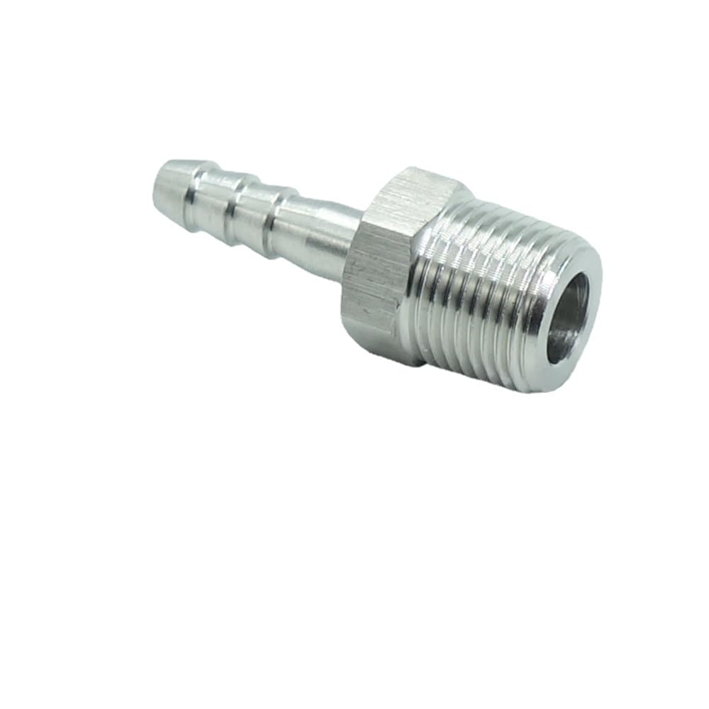 5 Pcs Brass Hose Barb Fittings 1/2" Barb to 1/2 NPT Male Pipe Adapter — view 24