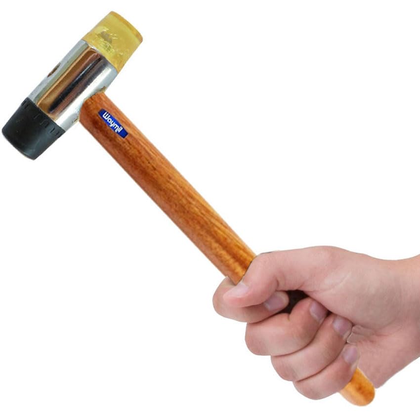 Mini Small Rubber and Plastic Head Face 4 Oz Mallet Hammer Non Marring