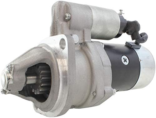 New Starter Compatible with John Deere Skid Steers 575 675 675B Mustang 2040 2050 Yanmar Tractors YM5000 YM6000 YM7000 Yanmar Marine 3T95 3T95L 4LH 4LH-3TE 4LHA LH-DTE LH-TE S13-78 171058-77010