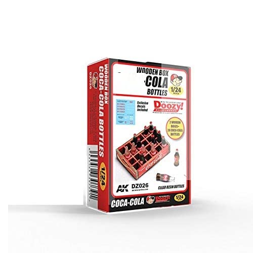 Doozy 1/24 1940-1980's Wooden Box Coca-Cola Bottles