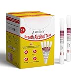 AssuTest 25 Tests Breathalyzers for Alcohol, Single-Use Disposable Breath Alcohol Analyzer 4-Level Indication Home Testing for Personal Use