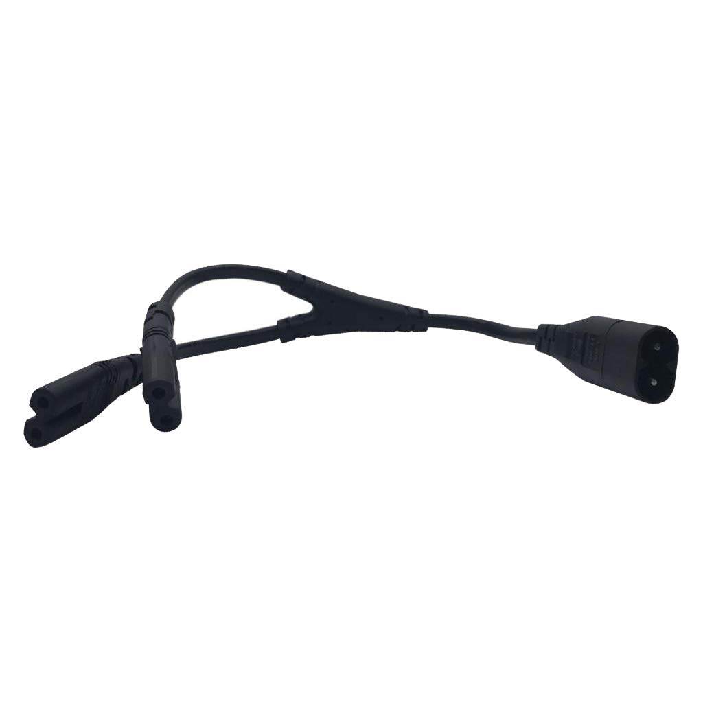 IEC320-C8 to 2X C7 Power Adapter Cord Male to Female PDU/UPS Server-image-29