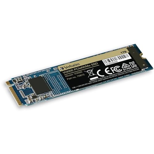 Verbatim 1TB Vi3000 PCIe Gen 3.0 X4 NVMe M.2 2280 SSD 70873