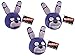 Five Nights at Freddy's Funko Nightmare MyMoji 3 Pack Plush, All Three Different Emoji Expressions (Bonnie) …