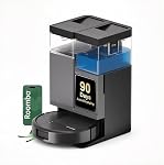 iRobot Roomba 415X Robot Vacuum & Mop Combo, 20,000Pa Suction, 90 Days Self-Emptying, Multifunction Dock Self-Cleaning & Hot Dry, Smart Obstacle Avoidance, Lifting Spinning Mops, Ideal for Pet Hair
