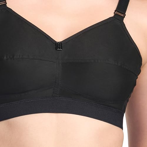 Image of TRYLO COTTONFIT-BRA-38-BLACK-E-CUP