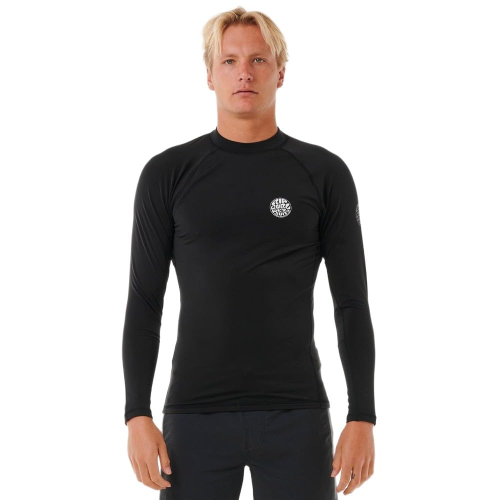 RIP CURL Rash Guard A Maniche Lunghe Icons UPF Brushed M