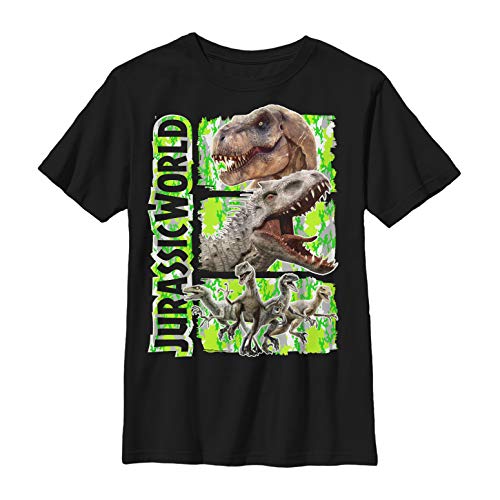 T-shirt Jurassic World XL noir parfait pour une soirée cinéma ou un look urbain