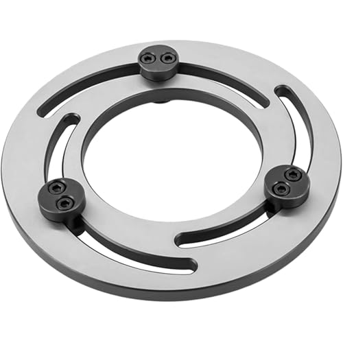 Mandrin hydraulique 3 mors acier réglable de 4 à 15 pouces argent