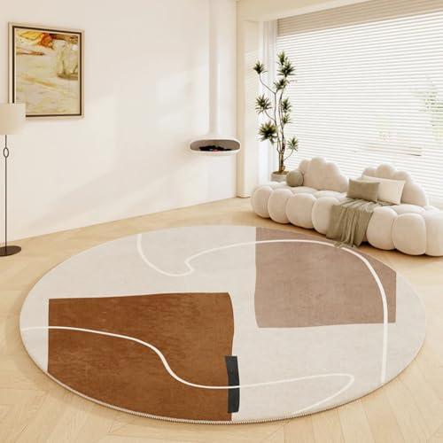 Tapis de chambre luxueux et abstrait avec texture douce et épaisse