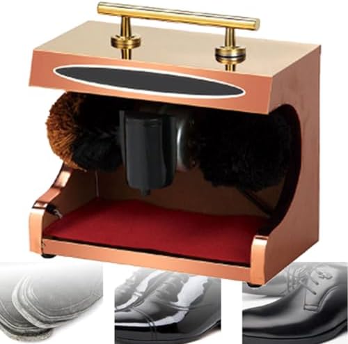 Automatic Electric Shoe Shine Machine - Horizontal Induction Shoe Cleaning Device for Home, Hotel, and Commercial Use - Fast, Efficient, and Easy to Use