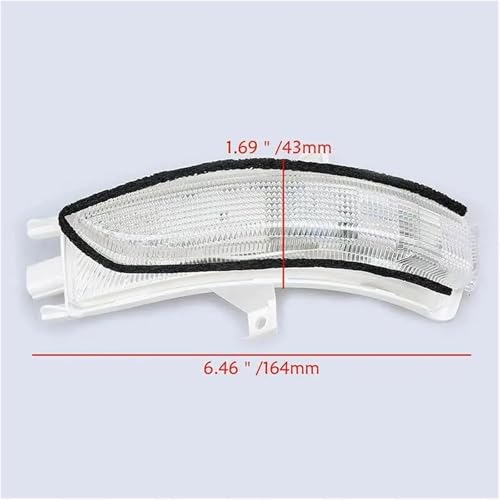 Luz espejo retrovisor coche intermitente lateral para Hatchback GD 2