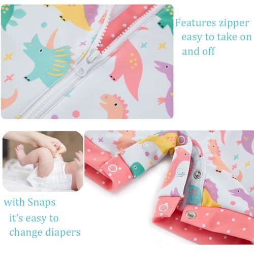 Image of UMELOK Baby Girl Swimsuit Infant UPF 50+ Bathing Suit Size Months