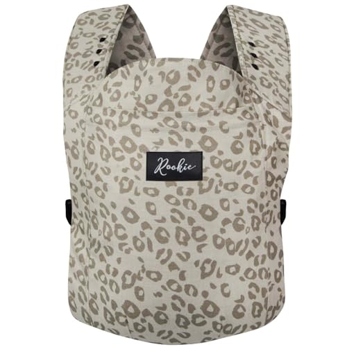 ROOKIE Babytrage Premium - Schnell & einfach angelegt - Bequeme Baby Trage für Neugeborene ab...