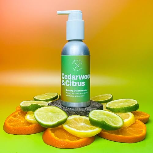 Executive Shaving Cedarwood & Citrus Aftershave Balm 150ml - Alcohol and Paraben Free - Ideal for Sensitive Skin - Made in the U.K. - Image 4