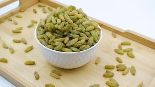 Image of Nutri Herb Green Raisins (Hari Kishmish) (500gram) | Premium Seedless Dry Grapes | Sweet, Juicy & Iron-Rich