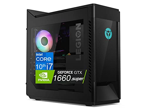 Lenovo Legion Tower T5 5i Gaming Desktop Computer (Intel 8-Core i7-10700, GeForce GTX 1660 Super 6GB, 32GB RAM, 1TB SSD + 1TB HDD) 150W RGB Cooler, Wi-Fi 6, Win 10 / Win 11 Home, Black Lenovo Legion Tower T5 5i Gaming Desktop Computer (Intel 8-Core i7-10700, GeForce GTX 1660 Super 6GB, 32GB RAM, 1TB SSD + 1TB HDD) 150W RGB Cooler, Wi-Fi 6, Win 10 / Win 11 Home, Black