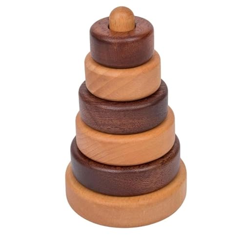 Wooden Stacking Rings Montessori Toy for Babies
