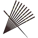 ARTSEWPLY 5pares Palillos Sakura de Madera Natural Antideslizantes Aptos para Lavavajillas para Uso Japonés Bodas Comidas o Cenas Especiales Reutilizables y Resistentes