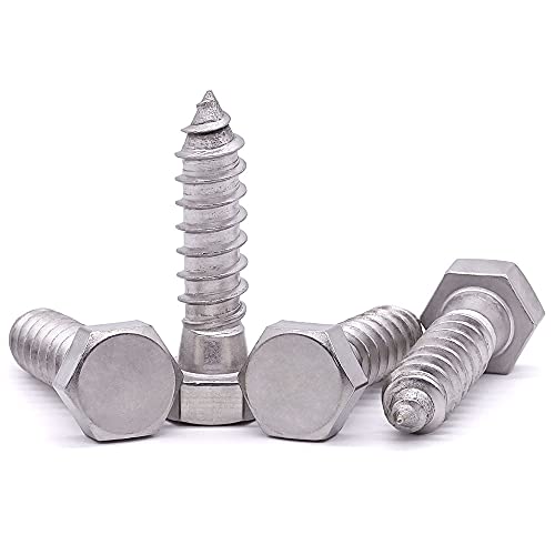 Eastlo AB590303-10 3/8 Inch X 1-1/2 Inch Hex Head Lag Screws Lag Bolts thumb #4