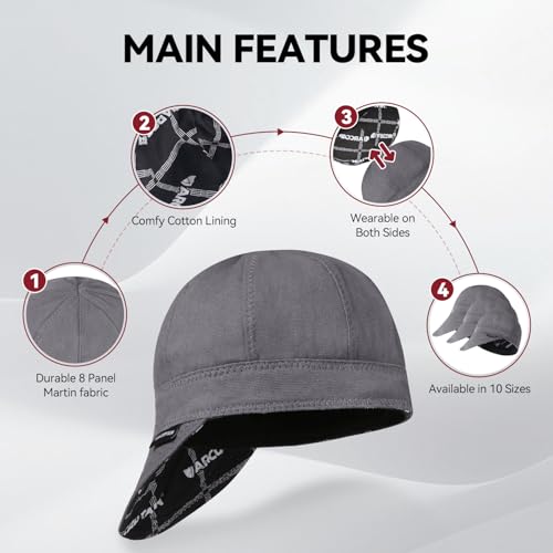 ARCCAPTAIN 8-Panel Fireproof Cap