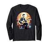 Gitarren E-Gitarren-Saiten E-Gitarre Musiker Gitarristen Langarmshirt