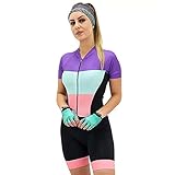 La camiseta de ciclo profesional de las mujeres es perfecta para el ciclista serio. Los materiales super suaves de lujo son amables con la piel, mientras que las cualidades de rendimiento técnico superiores le darán la ventaja contra sus competidores