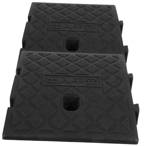 Rampe de seuil contre les chocs de voiture coussins triangulaires de trottoir antidérapants