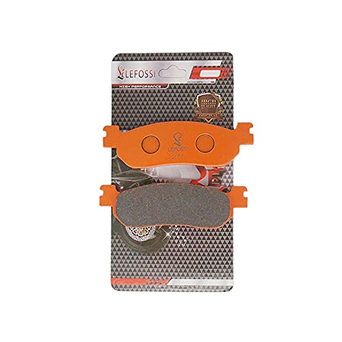 LE LEFOSSI Motorrad Kohlefaser Bremsbeläge hinten Für Kompatibel mit Yamaha YZF R6 600 RR (1999-2002) YZF R1 1000 (2002-2003) FA275R