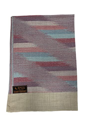 Woolen Scarf with zigzag Prints For Women Exquisite Unique Summer/Spring Collection Lightweight Soft Scarf Shawl Wrap.