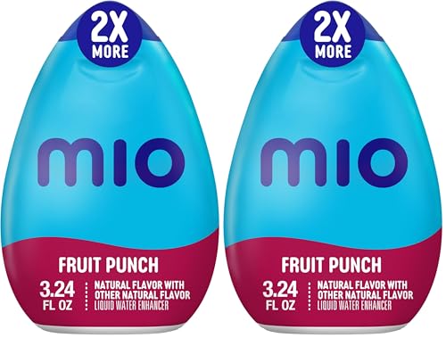 Image of MiO Sugar-Free Fruit Punch Naturally Flavored Liquid Water Enhancer 1 Count 3.24 fl oz (Pack of 2)
