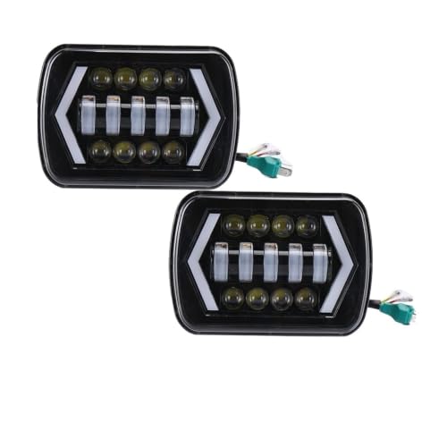 Faro LED impermeable de 90W con luz de giro ámbar y DRL para la renovación de tu coche