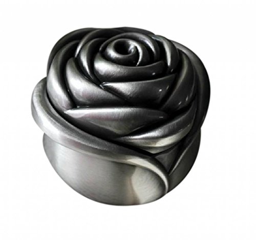 Unendlich U Infinite U Luxe Style Vintage Argent Antique Rose Amour Femme Etain Pur Coffret Boîte à Bijoux Cover