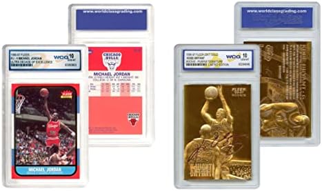 Kobe Bryant Gold & Michael Jordan Decade Fleer Rookie Cards Set – Gem-Mint 10 Condition (Set of 2) Kobe Bryant Gold & Michael Jordan Decade Fleer Rookie Cards Set – Gem-Mint 10 Condition (Set of 2)