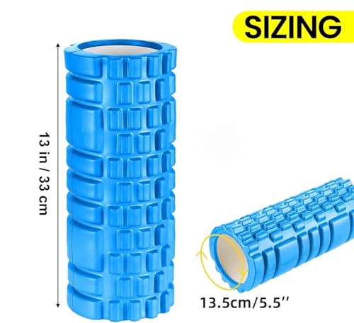 Image of High-Density Acupressure Foam Roller for Deep Tissue Massage, Abs & Cardio home Workouts - Yoga roller, Muscle Recovery & Pain Relief Tool for Back, Legs, and Core - Trigger Point Therapy Roller for Fitness,stretching & rehab