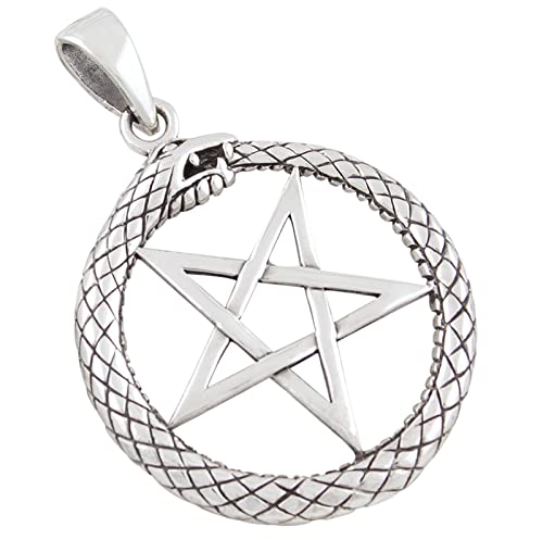 Pendentif en argent 925 AFP Pentagramme pour vos tenues gothiques chic