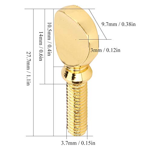 image for Bnineteenteam 4PCS C64 Durable Brass Sax Neck Screw Tightening Screw f