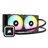 Corsair H100x RGB Elite Liquid CPU Cooler (CW-9060065-WW2) for Desktop-32 Dynamic LEDs SP120 Series PWM Fans with AirGuide Intel® LGA 1700, 1200, 115X, 2066, AMD® AM5/AM4 Sockets Black (Renewed)