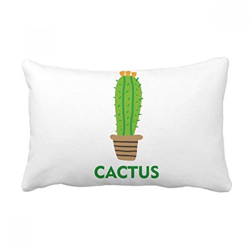 Coussin succulentes vert pour canapé et salon chaleureux 40x60 cm