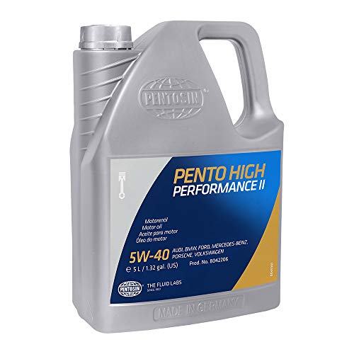 Pentosin 8042206 Pento High Performance Ii 5W-40 Full Synthetic Motor Oil For Four-Season Use; 5 Liter Jug #TOP1