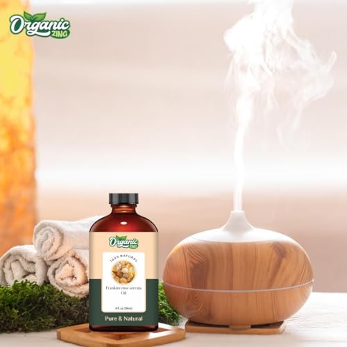 Image of Organic Zing Frankincense Serrata (Boswellia serrata) Oil | Pure & Natural Essential Oil for Skincare, Aroma and Diffusers - 118ml /3.99fl oz