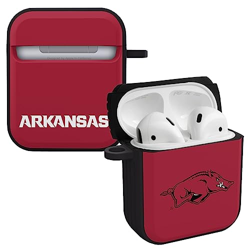 AFFINITY BANDS Arkansas Razorbacks HDX Case Cover Compatible with Apple AirPods Gen 1 & 2 (Classic)