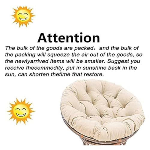 Coussinets de chaise œuf épais imperméables grand coussin de fauteuil suspendu - 8