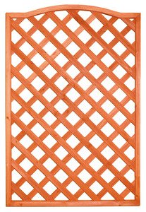 Panneau grillagé en bois cintré cm.90 x 150