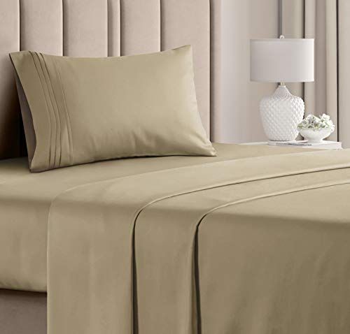 Twin Sheet Set - 3 Piece - College Dorm Room Bed Sheets - Hotel Luxury Bed Sheets - Extra Soft Sheets - Deep Pockets - Easy Fit - Breathable & Cooling Sheets â€“ Bed Sheets - Twin - Twin Mattress Sheets