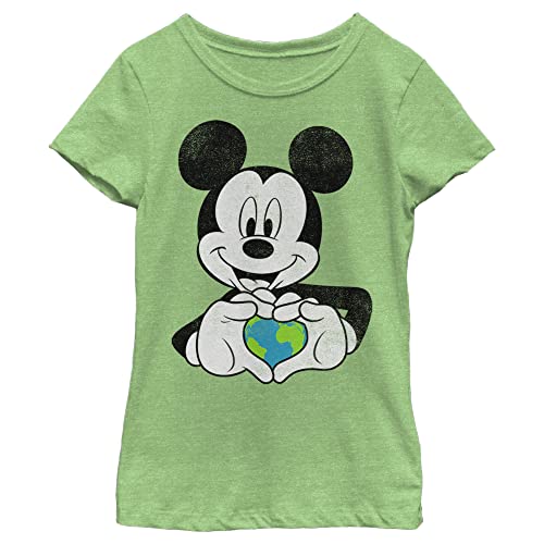 T-shirt Mickey fille Disney coton imprimé Terre XL