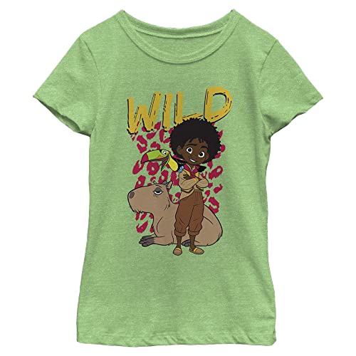 Disney Pixar Encanto Antonio Wild Animals Poster Girls Heather T-Shirt