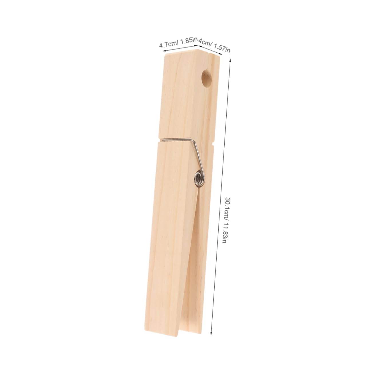ULTECHNOVO 2pezzi Molletta in Legno Grande per Asciugamani Mollette in Legno per Stendere Panni Molletta per Vestiti in Porta Asciugamani da Fattoria