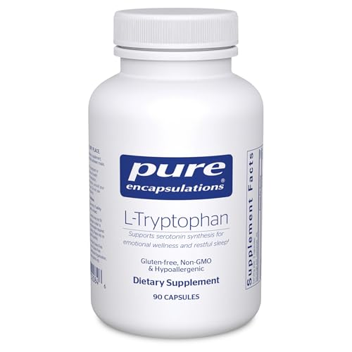 Pure Encapsulations L-Tryptophan | Amino Acid Supplement for Relaxation Serotonin Support PMS and Sleep* | 90 Capsules