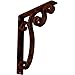 Ekena Millwork BKTM02X12X15TAVACO Metal Bracket, 2" W x 12" D x 15" H, Antiqued Copper